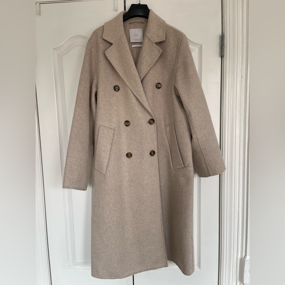 Mango Oversized Wool Coat xs